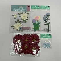 LOT Of 4 JOLEE&#39;S Flowers + Michaels Bonus , Boutique By You Dimensional ... - $9.85