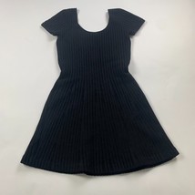 Theory Womens Shirt Dress Black S Codris B Velveen Short Sleeve Round Neck - £41.78 GBP