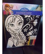 NEW DISNEY FROZEN VELVET COLORING SHEET W/ MARKERS - $16.20