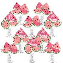 Big Dot of Happiness Sweet Watermelon - Fruit Party Centerpiece Sticks - Showsto - £34.74 GBP