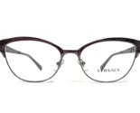 Versace Eyeglasses Frames MOD.1240 1023 Purple Cat Eye Full Rim 53-17-140 - $93.28