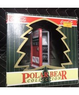 Vintage COCA COLA POLAR BEAR 1998 ORNAMENT Coke Machine &amp; Polar Bears NIB - £5.35 GBP