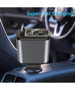 Retractable Car Charger 4 in 1,69W USB C Car Charger With star projectio... - $36.99