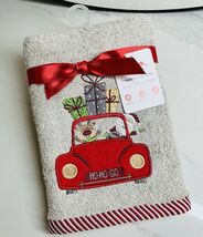 Kitchen Hand Towels Christmas HO-HO GO Dish Towels Bar Towels 18” X 25” New - $9.45
