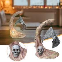 Halloween Pumpkin Bat Candle Holder Resin Candlestick Holders For Home D... - £28.73 GBP+