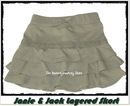 NWT Janie &amp; Jack Green Tiered Skirt Sz 3 6 Months - £12.56 GBP