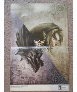 The Legend of Zelda: Twilight Princess 15.5&#39;&#39;x11.5&#39;&#39; Double Sided Poster... - $274.04 MXN