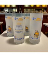 Vintage Set of 4 Libbey Coco Lopez Pina Colada 6&quot; Frosted Glass/Tumbler ... - $552.23 MXN