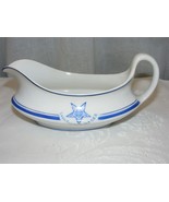 Vintage Semi Porcelain Gravy Boat Eastern Star Lamesa Tx Chapter No 363 OES - $693.18 MXN