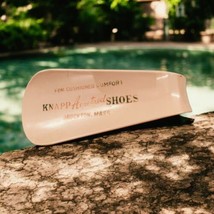 Vtg Advertising Shoehorn Knapp Aerotred Shoes Rubinson’s Brockton Mass Pink - $11.18