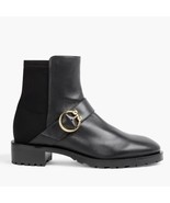 NEW STUART WEITZMAN Luxering Suede &amp; Neoprene Lug Sole Ankle Boots (Size... - £196.54 GBP