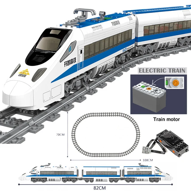 KAZI Electric Train Motor Power Function High-Tech Building Block City -98227 - $70.85