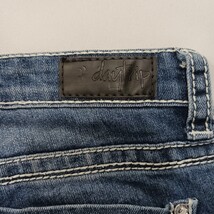 Daytrip Aries DBK514 Women's Blue Stretch Denim Low Rise Cropped Jeans (27×25) image 6