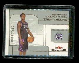 2001-02 Fleer Maximum True Colors 672/1000 Gerald Wallace #200 Kings Basketball - £15.56 GBP