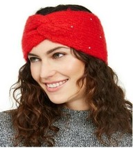 Womens Embellished Headwrap Red Headband $24.50 INC - NWT - £4.97 GBP