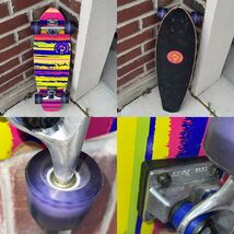 Vintage skateboard Kryptonics Skateboard Purple 28 1/2” X 8” Fun Skate V... - $68.31