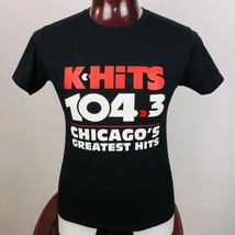 K-Hits 104.3 Chicago Radio Greatest Hits Graphic Unisex Small T-Shirt Shirt - £15.17 GBP