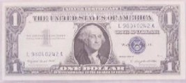 Lot of 3: 1957 US $1 Dollar Silver Certificate Blue Seal Notes, Old Paper Money - £14.97 GBP