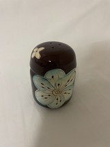 Vintage Salt &amp; Pepper Glazed Brown Shaker Only 1 Piece - e407 - $3.96