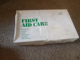 Vintage Deadstock LOT 1980s 80&#39;s First Aid Care Kit Curity Band Aid Bandage pads - £30.36 GBP