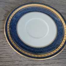 Mikasa Grande Ivory L2826 Imperial Lapis Saucer 5-3/4&quot; made in Japan MINT! - £12.31 GBP