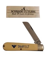 Vintage Schrade+ 175 Florist Pruning Knife TAMFELT Advertising Logo USA ... - $522.85 MXN