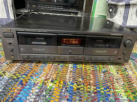 JVC Stereo Dual Cassette Tape Deck Player &amp; Recorder TD-W505 - $49.99