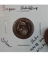 HOBO Baby Dragon Hatchling Egg Made From A REAL Silver Nickel SIGNED - €12,91 EUR