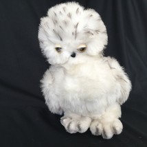Vintage DAKIN White Snowy Spotted Owl 14&quot; Plush Stuffed Animal 1981 - £22.14 GBP