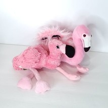 Mother And Baby WILD REPUBLIC Flamingo Lot Of 2 Pink Plush Stuffed Animal Toy - £17.77 GBP