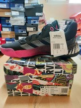 adidas D.O.N. Issue #1 Men&#39;s Basketball Shoes Casual Black Pink NWT EF2401 US10 - £92.64 GBP