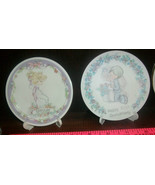 Precious Moments LOT OF 2 PERSONALIZED PORCELAIN PLATES CAROLYN &amp; Annive... - €13,02 EUR