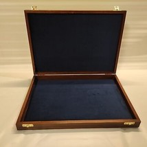 Wooden case for MasterPhil numismatic trays internal in velvet... - $60.58