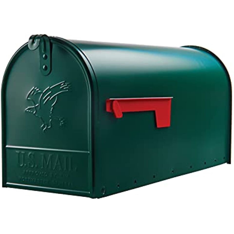 Post Mounted Mailbox Color: Green - $51.43