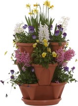 Terracotta Planter, 12&quot; By Nancy Janes Stacking Planters, P1360 P1361. - £30.83 GBP