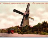 Dutch Windmill Golden Gate Park San Francidso CA California DB Postcard V24 - £3.12 GBP