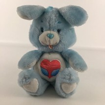 Care Bears Cousins Swift Heart Rabbit 13&quot; Plush Stuffed 80s Toy Vintage ... - $49.45