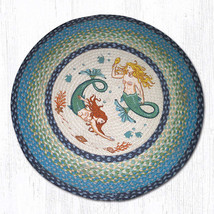 Earth Rugs RP-386 Mermaids Round Patch 27&quot; x 27&quot; - £38.71 GBP