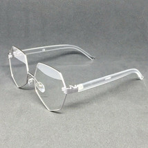 Classic Vintage Retro Style Clear Lens Eye Glasses Unique Transparent Frame - £10.07 GBP