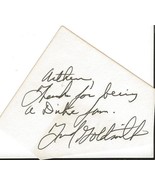 Fred Goldsmith Signed Vintage Album Page Duke Football Coach - £31.13 GBP