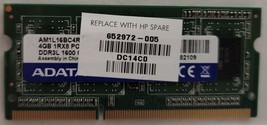 Adata 4GB DDR3L 1600 CL11 Laptop Memory | AM1L16BC4R1-B1PS PC3L-12800S-11 - £10.08 GBP