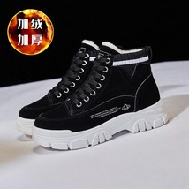 Woman Boots Winter Sneakers for Women Warm Plush Short Ankle Boots Femal... - £31.10 GBP