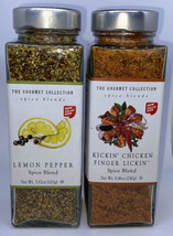 2 X The Gourmet Collection Spice Blends Lemon Pepper &amp; Chicken Finger Li... - $34.99