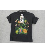 REALLY WILD YOUTH T-SHIRT SZ M (10-12) COLORFUL TURTLES W/ SNAP ON TURTL... - £9.47 GBP