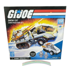 New In Box Gi Joe Snow Cat Construction Set 150 Piece W/ 2 Mini Fig Hasbro 2020 - £30.36 GBP
