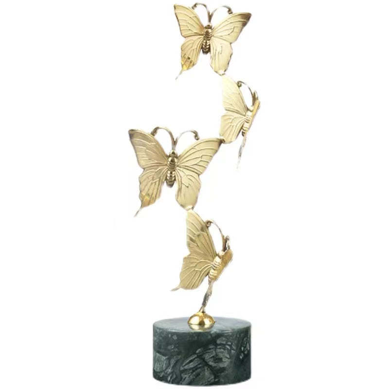 Primary image for Anyhouz 33cm Luxury Gold Flying Butterfly Tabletop Home Decor Modern Art Living 