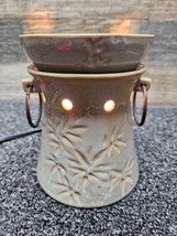 Scentsy Full Size Bamboo Tali Warmer Asian Rings - Retired! - $14.50