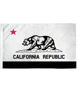3x5 Black and White California State Flag Grizzly Bear Protest Pennant C... - £10.26 GBP