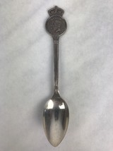 Silverplate Souvenir Spoon George Vi &amp; Queen E 1939 Canada Visit By Wm A Rogers - £7.99 GBP