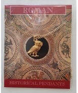 Westair - Roman Historical Jewellery - Roman Owl Pendant - Gilt - £4.95 GBP